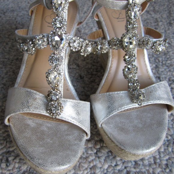 Refresh Beverly03 Metallic Rhinestone Espadrille - Picture 11 of 16